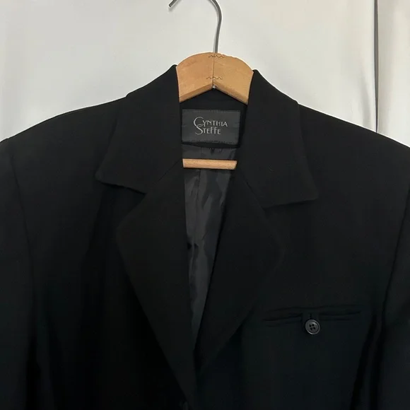 Cynthia Steffe Polyester Shoulder pads Jacket/Coat Size 4. - Picture 3 of 8